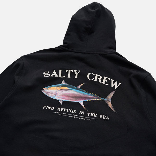 Salty Crew Big Blue Fleece Lined Zip Thru Hood - Black