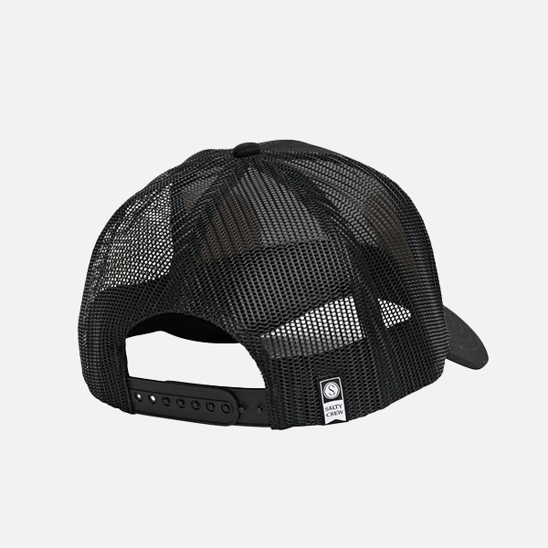 Salty Crew Outline Retro Trucker Cap - Black