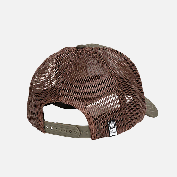 Salty Crew Outline Retro Trucker Cap - Moss