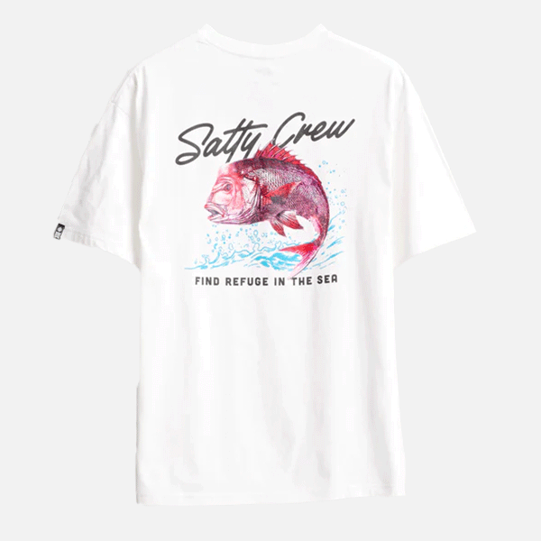 Salty Crew Snapper Premium Tee - White