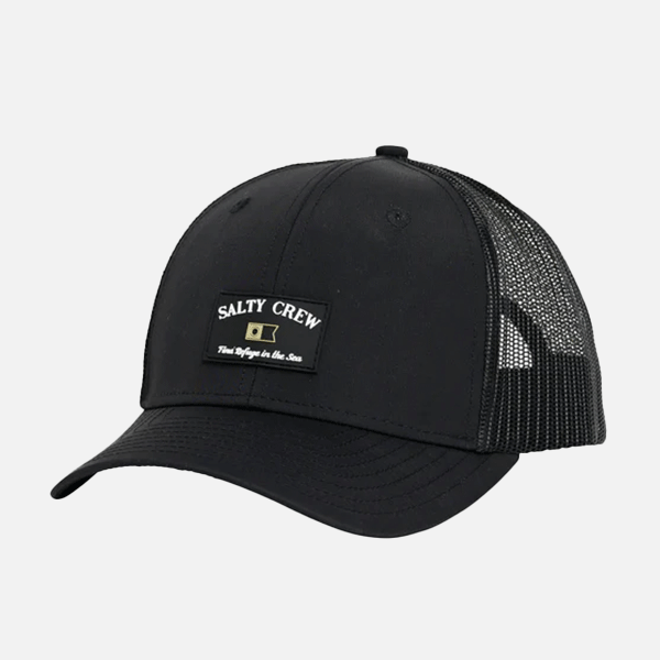 Salty Crew Steadfast Retro Trucker - Black