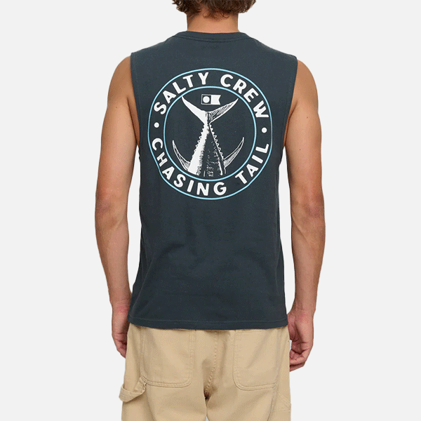 Salty Crew Tailgate Muscle Tank - Coal