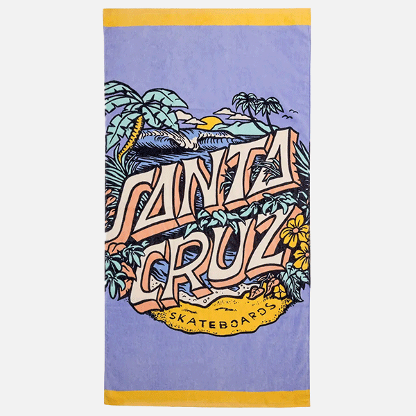 Santa Cruz Aloha Dot Towel - Iris