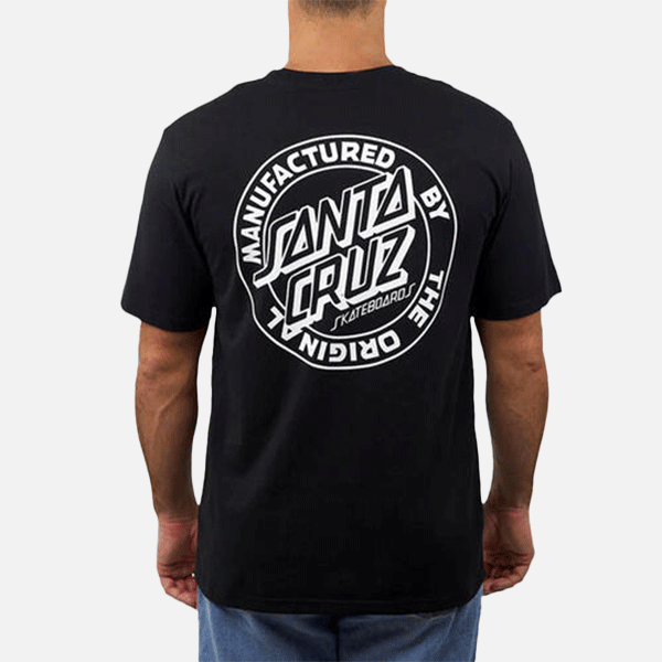 Santa Cruz OS MFG Dot Tee - Black