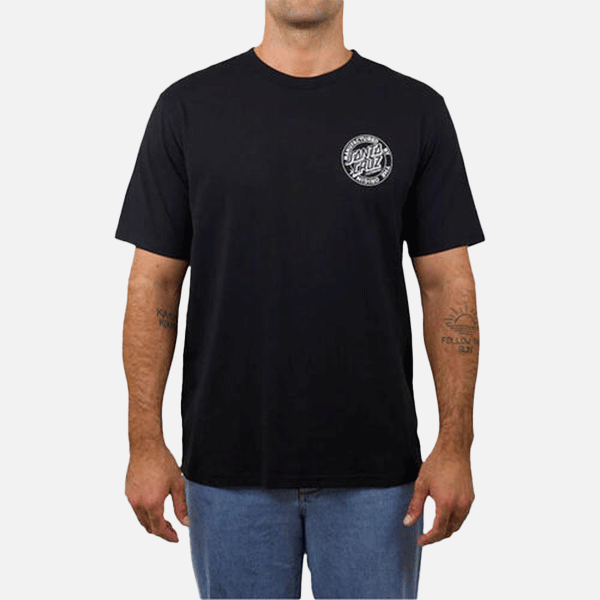 Santa Cruz OS MFG Dot Tee - Black