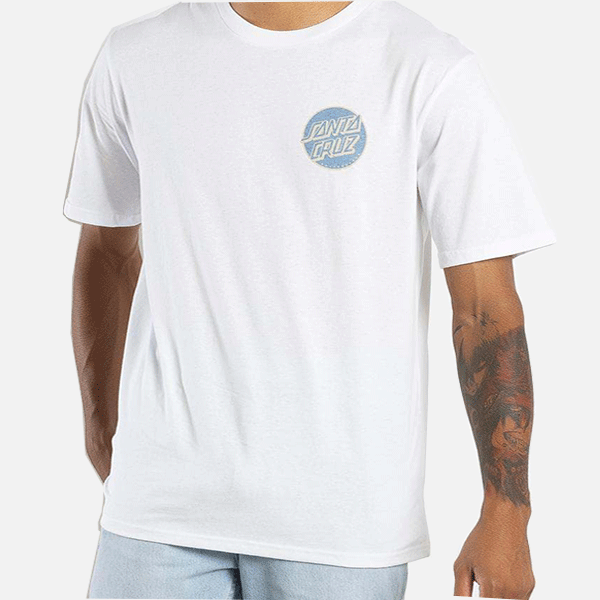 Santa Cruz Other Dot MFG Hand Tee - White