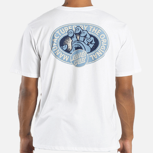 Santa Cruz Other Dot MFG Hand Tee - White