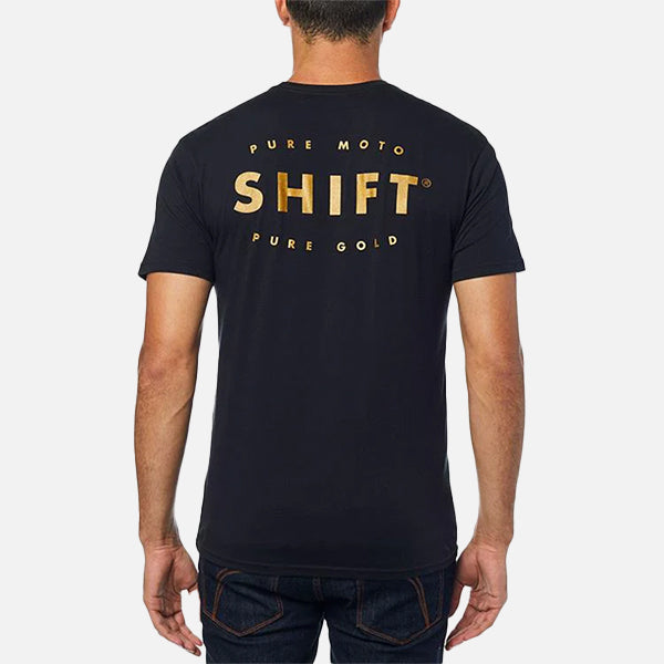 Shift Gold Pure Tee - Black