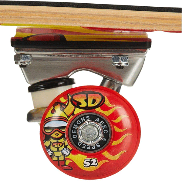 Speed Demons Hot Shot Soft Top Complete Skateboard - 6.75