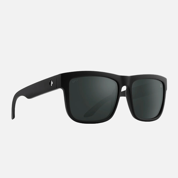 Spy Sunglasses Discord - Soft Matte Black Happy Boost Polar Black Mirror