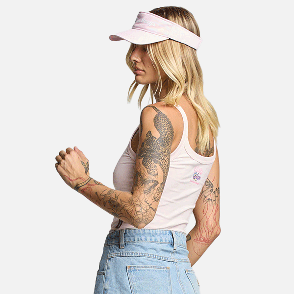 The Mad Hueys BBQ Girl Women's Visor - Fairy Floss