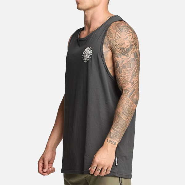 The Mad Hueys Good Day For Shoey Tank - Vintage Black