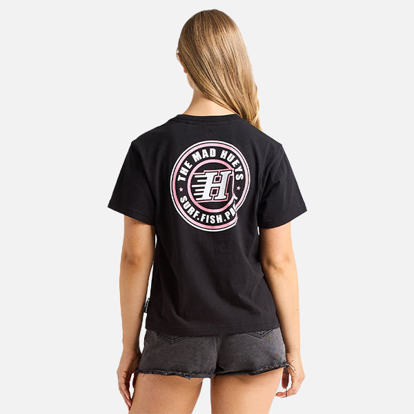 The Mad Hueys H Series Womens Tee - Black