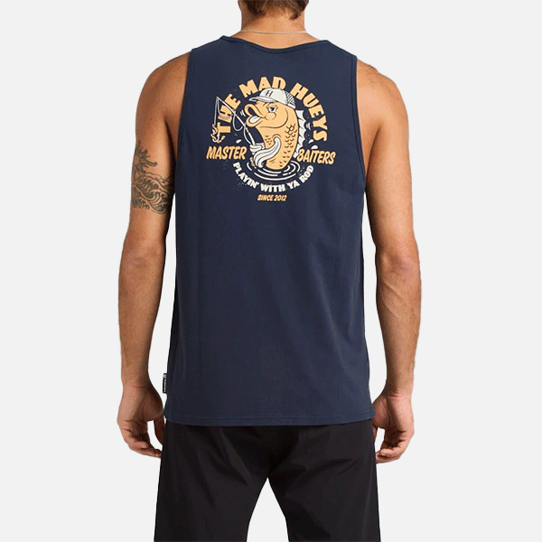 The Mad Hueys Masters Baiters Tank - Navy