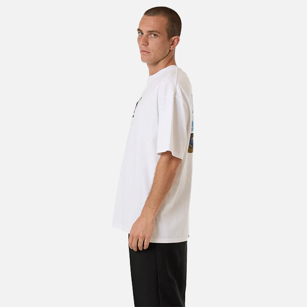 Thrills Energy Box Fit Oversize Tee - White