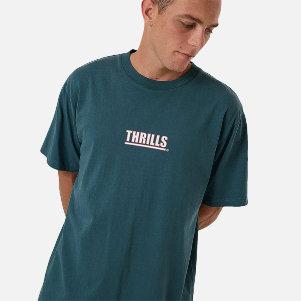 Thrills Logic Merch Fit Tee - Atlantic Deep