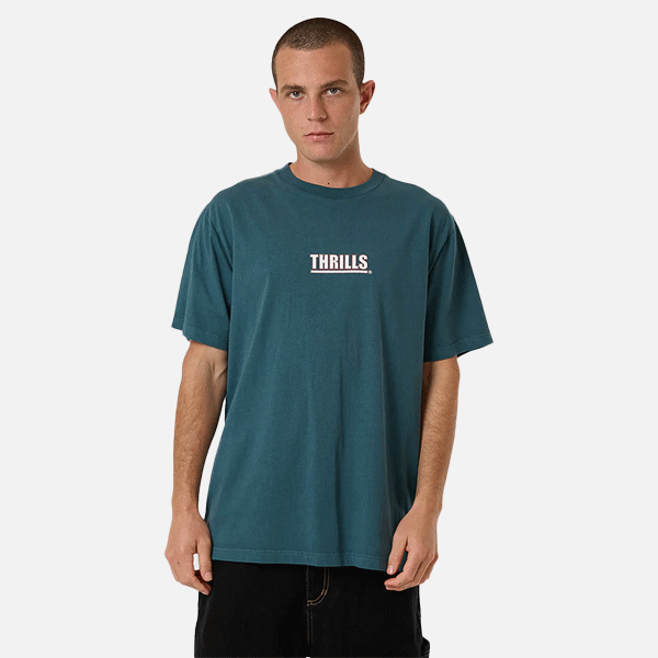 Thrills Logic Merch Fit Tee - Atlantic Deep