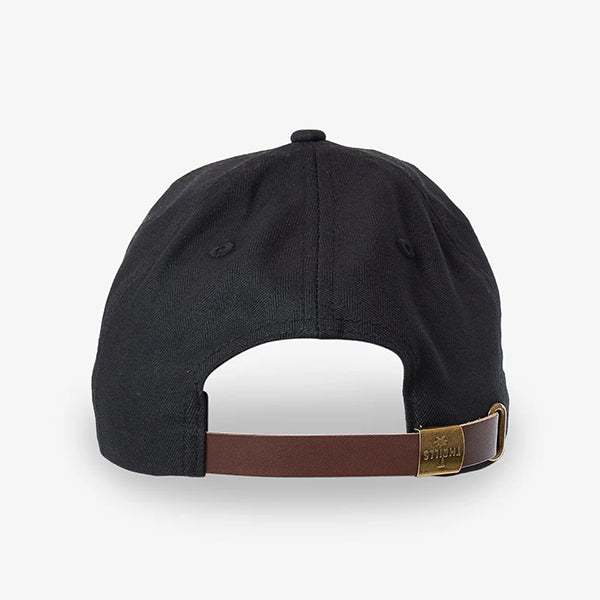 Thrills Union 6 Panel Cap - Black Herringbone