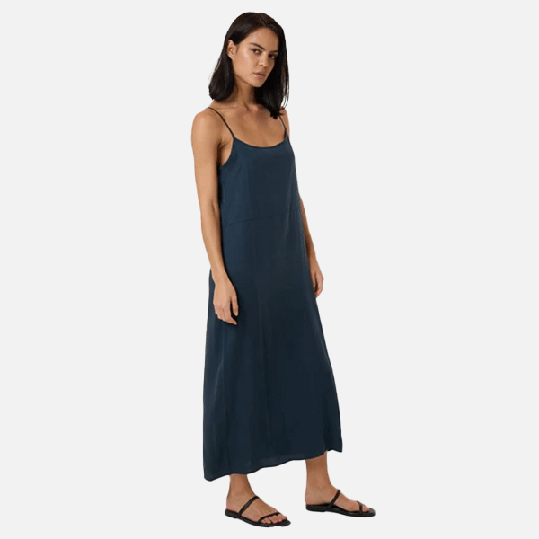 Thrills Breezy Slip Dress - Dark Slate