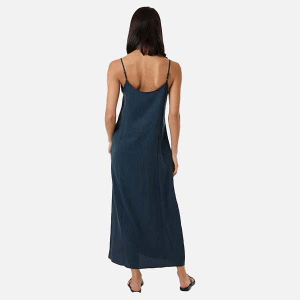 Thrills Breezy Slip Dress - Dark Slate