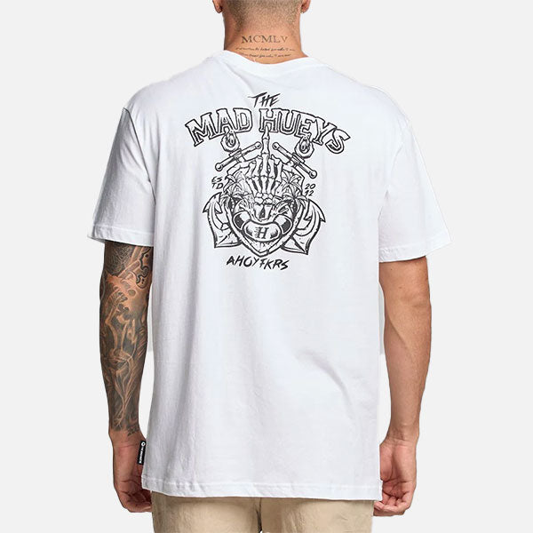 The Mad Hueys Ahoy FKRS Tee - White