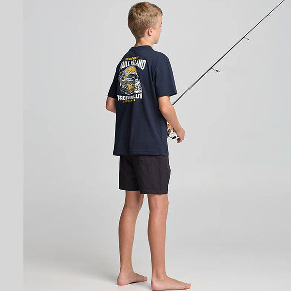 The Mad Hueys Frothing Club Youth Tee - Navy