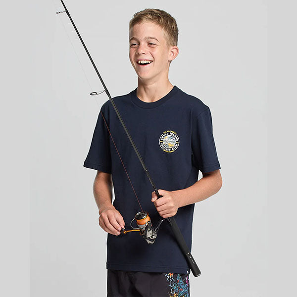 The Mad Hueys Frothing Club Youth Tee - Navy