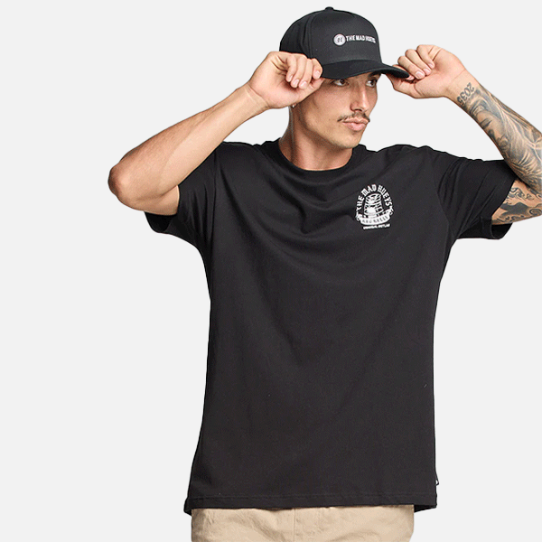 The Mad Hueys Keg Kelly Tee - Black