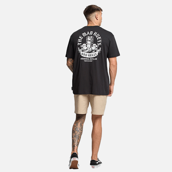 The Mad Hueys Keg Kelly Tee - Black