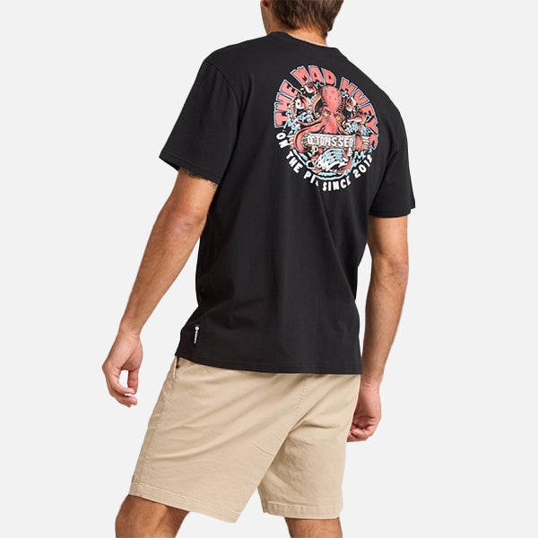 The Mad Hueys Octopissed Tee - Black