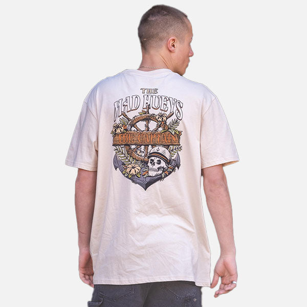 The Mad Hueys Shipwrecked Captain Tee - Cement