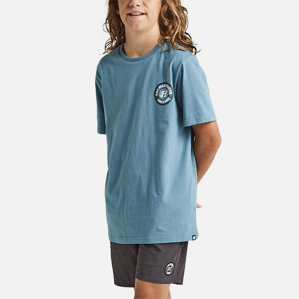 The Mad Hueys Surf Fish Youth Tee - Slate