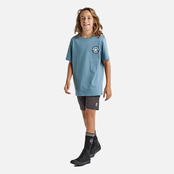 The Mad Hueys Surf Fish Youth Tee - Slate