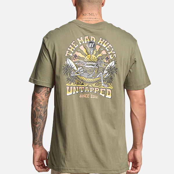 The Mad Hueys Untapped Tee - Olive