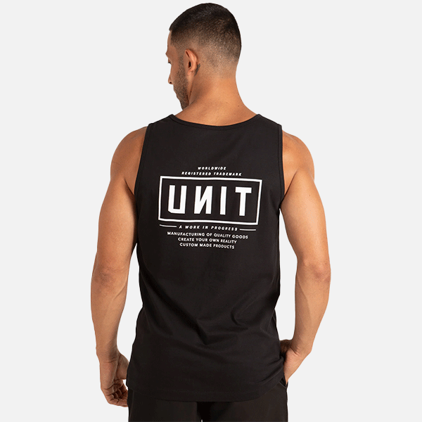 Unit Daily Singlet - Black