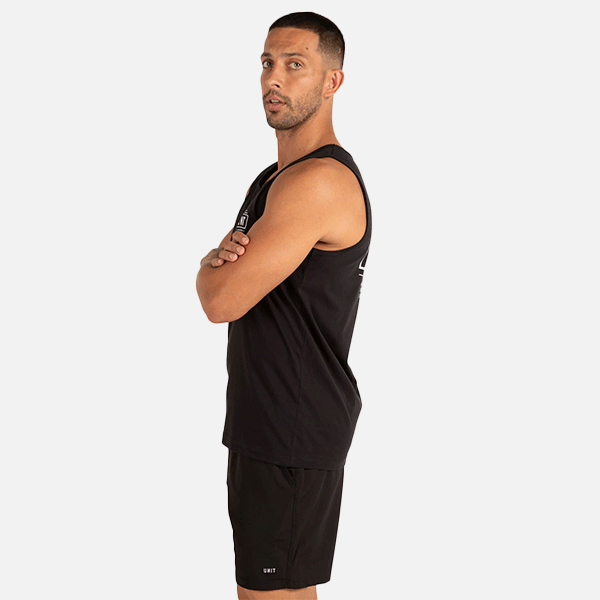 Unit Daily Singlet - Black