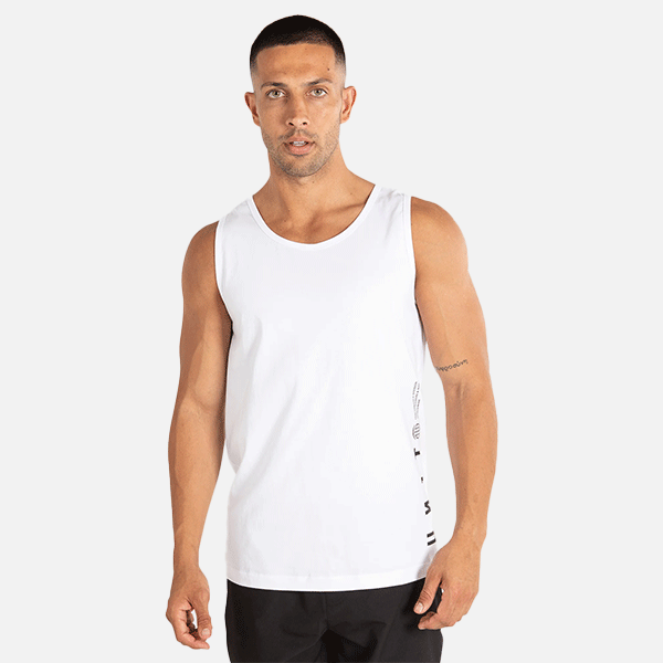 Unit Lab Singlet - White