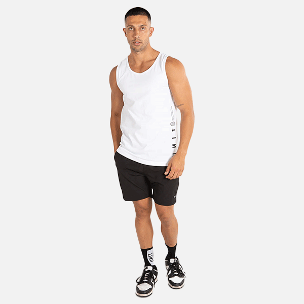 Unit Lab Singlet - White