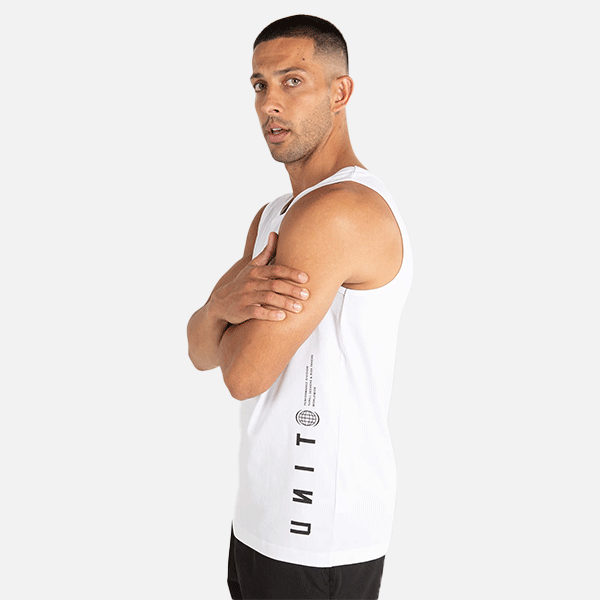 Unit Lab Singlet - White