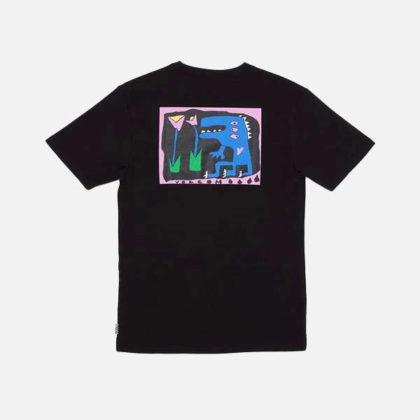 Volcom Youth Arthur Dino Tee - Black