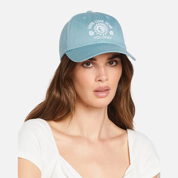 Volcom Good Luck Dad Hat - Stone Blue