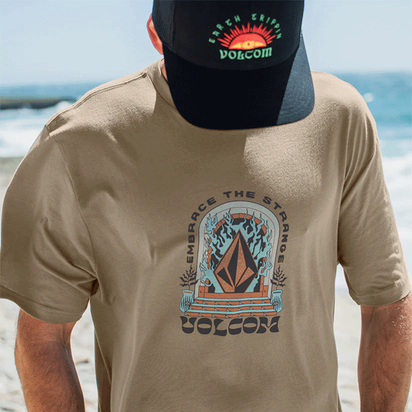 Volcom Sacred Stone Tee - Teak