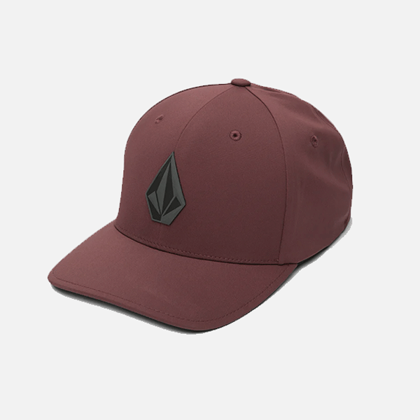 Volcom Stone Tech Flexfit Delta Cap - Merlot