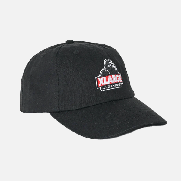 XLarge Slanted Low Pro Cap - Black/Red