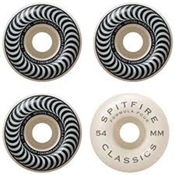 Spitfire Wheels F4 99 Classic Silver 54mm