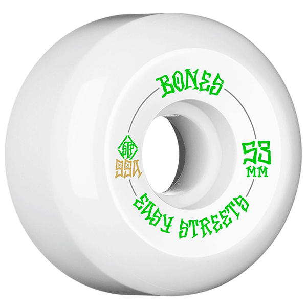 Bones Easy Street STF Skateboard Wheels V5 - 53mm