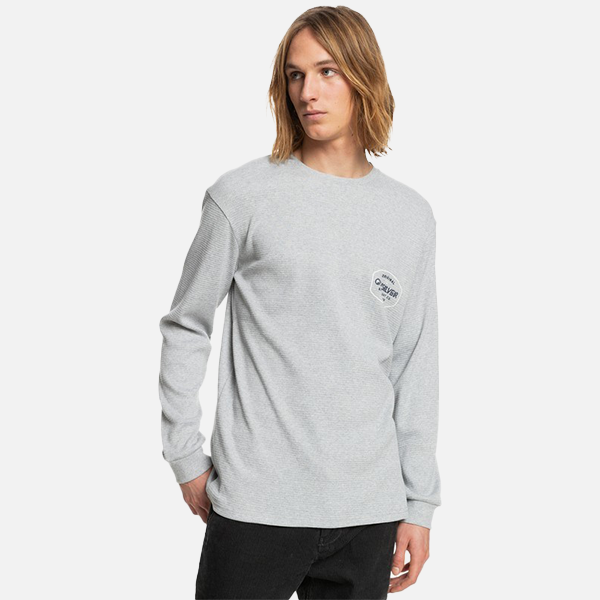 Quiksilver Loose Hands LS Tee - Athletic Heather