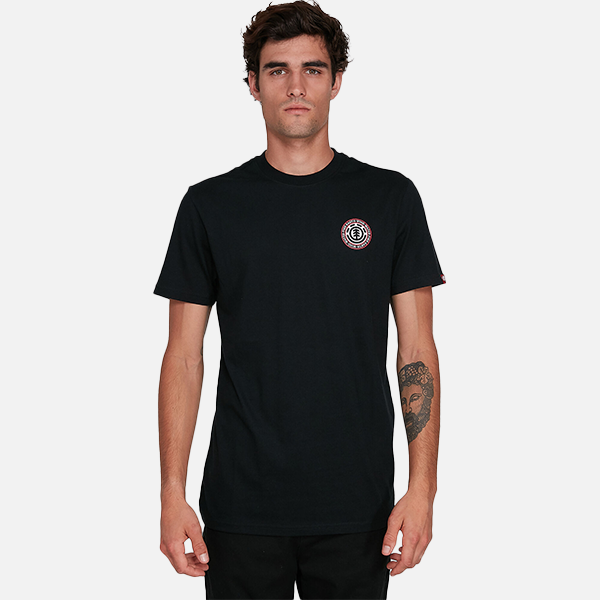 Element Seal Back Tee - Flint Black