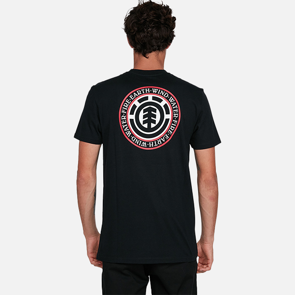 Element Seal Back Tee - Flint Black