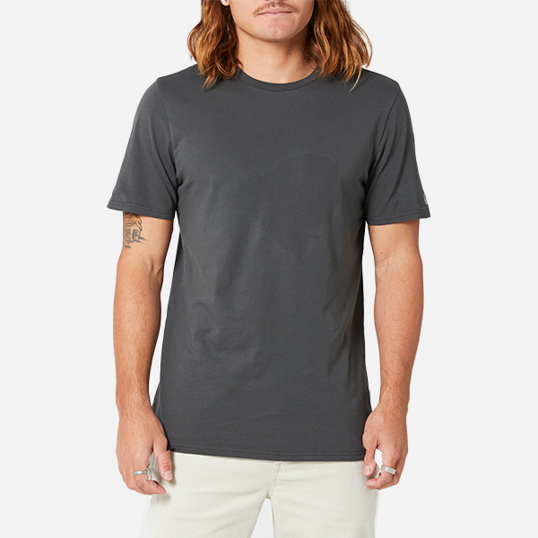 Volcom Solid Tee - Washed Black